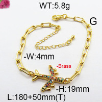 Fashion Brass Bracelet  F6B403950ahjb-J66
