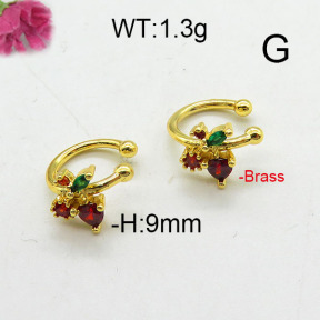 Fashion Brass Earrings  F6E402736aakl-L024