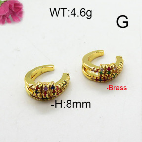 Fashion Brass Earrings  F6E402739vbmb-L024