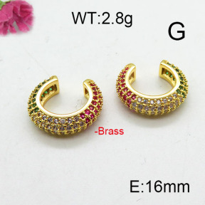 Fashion Brass Earrings  F6E402741vbpb-L024