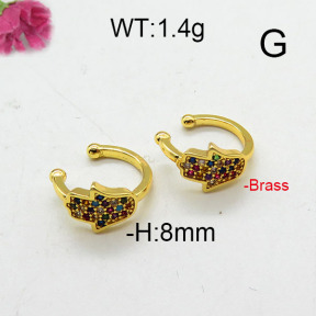 Fashion Brass Earrings  F6E402744ablb-L024