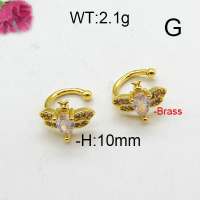 Fashion Brass Earrings  F6E402772ablb-L024