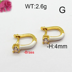 Fashion Brass Earrings  F6E402817ablb-L024