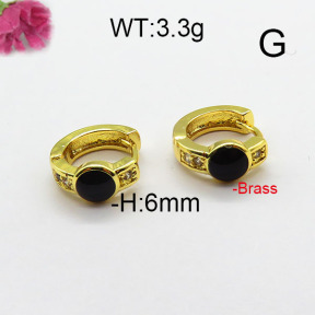 Fashion Brass Earrings  F6E402821vbmb-L024