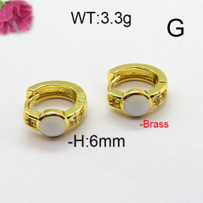 Fashion Brass Earrings  F6E402823vbmb-L024