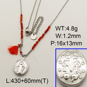 SS Necklace  3N4001032bhva-722