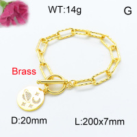 Fashion Brass Bracelet  F3B403457vhha-J22