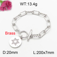 Fashion Brass Bracelet  F3B403470vhha-J22