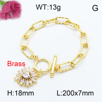Fashion Brass Bracelet  F3B403515vhha-J22