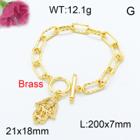 Fashion Brass Bracelet  F3B403531vhha-J22