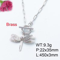 Fashion Brass Necklace  F3N402901vhha-J22