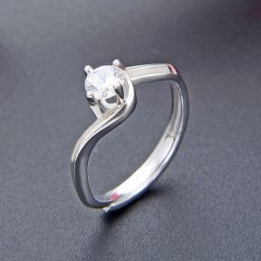 925 Silver Ring Size:  W:2.2mm,Stone5.0mm Weight: 2.2g  JR0021aijh-M112  YJBJ002888