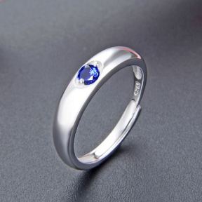 925 Silver Ring Size:  W:3.9mm,Stone3.5mm Weight: 2.5g  JR0024aiko-M112  YJBJ002891
