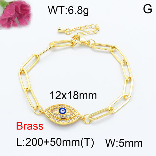 Fashion Brass Bracelet  F3B403762vbnb-L024