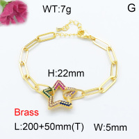 Fashion Brass Bracelet  F3B403767bhva-L024