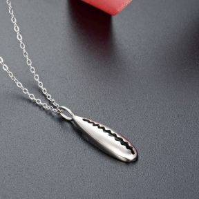 925 Silver Necklace Weight: 2.8g Size: P:7.1x29mm，N:410+50mm JR0067ajjh-M112 YJCX004820