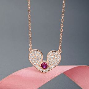 925 Silver Necklace Weight: 3.6g Size: P:18.4x14.1, N:410+50mm JR0068akan-M112 YJCX004824