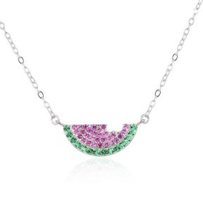 925 Silver Necklace Weight: 2.9g Size: P:21.3X8.6mm N:410+50mm JR0085ajmp-M112 YJCX004854