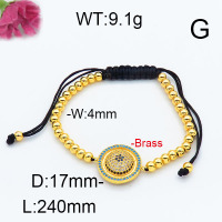 Fashion Brass Bracelet  F6B404049vhnl-J07