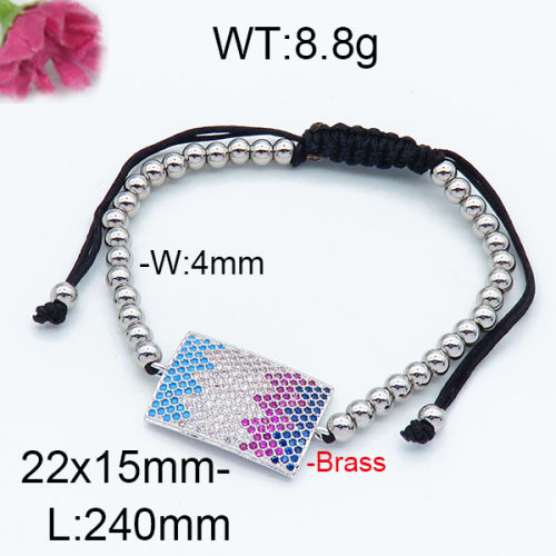 Fashion Brass Bracelet  F6B404117vhnl-J07