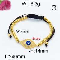 Fashion Brass Bracelet  F6B404180vhha-J07