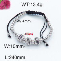 Fashion Brass Bracelet  F6B404238vhmv-J07