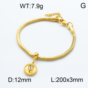 SS Bracelet  3B2001713vbpb-908