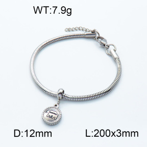 SS Bracelet  3B2001720bbov-908