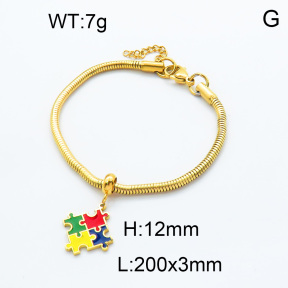 SS Bracelet  3B3002125vbpb-908