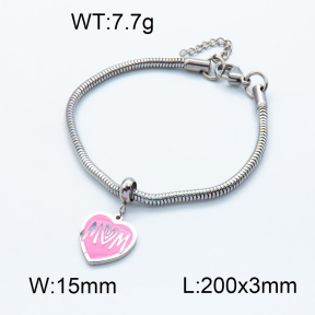 SS Bracelet  3B3002128bbov-908