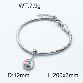 SS Bracelet  3B3002132bbov-908