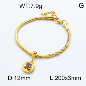 SS Bracelet  3B3002135vbpb-908