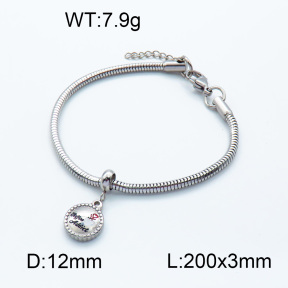 SS Bracelet  3B3002140bbov-908