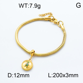 SS Bracelet  3B3002141vbpb-908