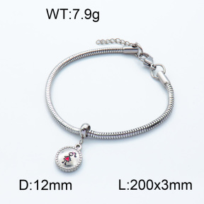 SS Bracelet  3B3002146bbov-908