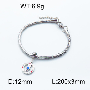 SS Bracelet  3B3002160bbov-908