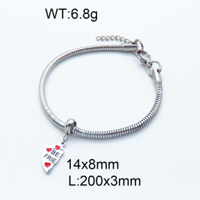 SS Bracelet  3B3002196bbov-908