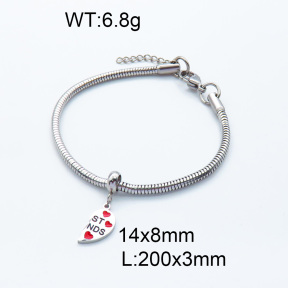 SS Bracelet  3B3002198bbov-908