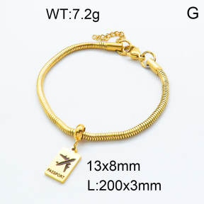 SS Bracelet  3B3002205vbpb-908