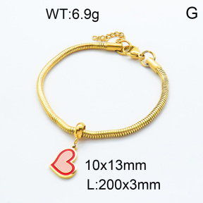 SS Bracelet  3B3002209vbpb-908