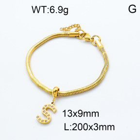 SS Bracelet  3B4002005bvpl-908