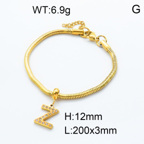 SS Bracelet  3B4002019bvpl-908