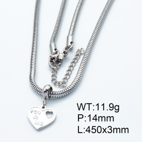 SS Necklace  3N2001296bhbl-908