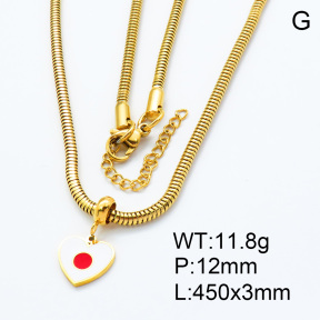 SS Necklace  3N3000515bhia-908