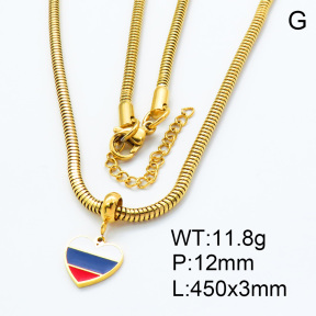 SS Necklace  3N3000519bhia-908