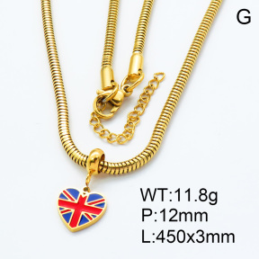 SS Necklace  3N3000521bhia-908