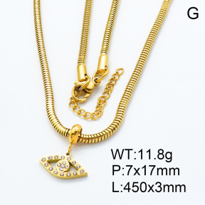 SS Necklace  3N4001132bhil-908