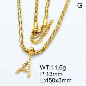 SS Necklace  3N4001142bhil-908