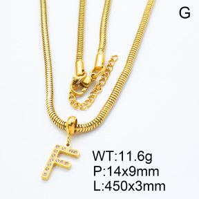 SS Necklace  3N4001152bhil-908