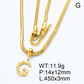 SS Necklace  3N4001154bhil-908